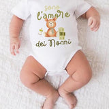 BODY NEONATO PERSONALIZZATO "sono l'amore dei nonni"/ MELLAKIDS