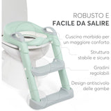 Riduttore WC bambini con scaletta LEA- KIKKABOO